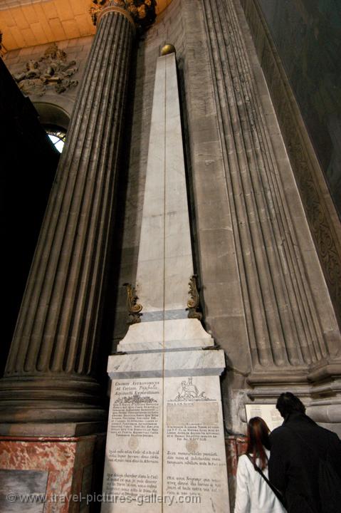 Pictures of France - Paris-0023 - the Rose Line meridian at the St. Sulpice Pictures of France - Paris-0023 - the Rose Line meridian at the St. Sulpice
