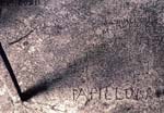 St. Laurent du Maroni, bagno (penal colony), inscription by Papillion
