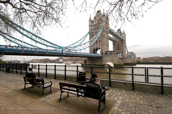 the Tower Bridge and River Thames