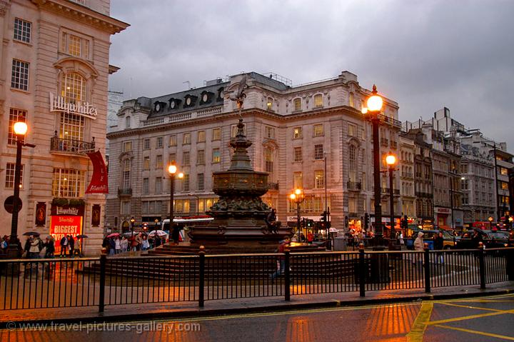 Piccadilly Circus with the Eros Statue