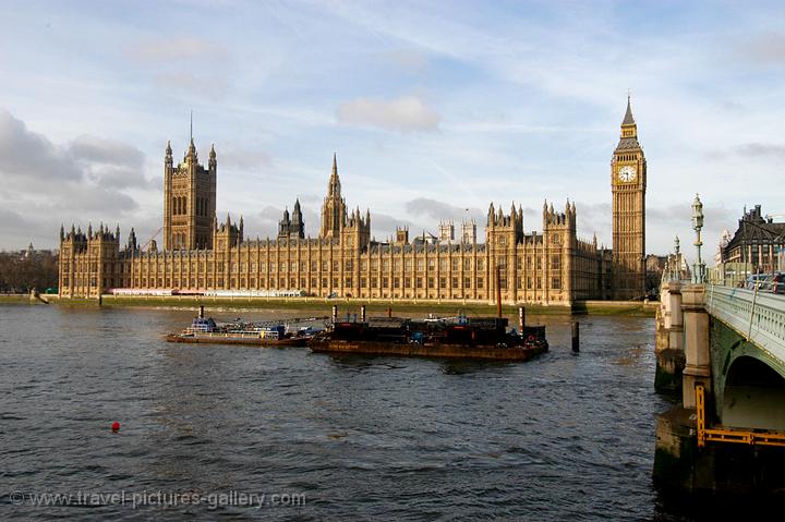 the houses of parliament, River Thames, Big Ben