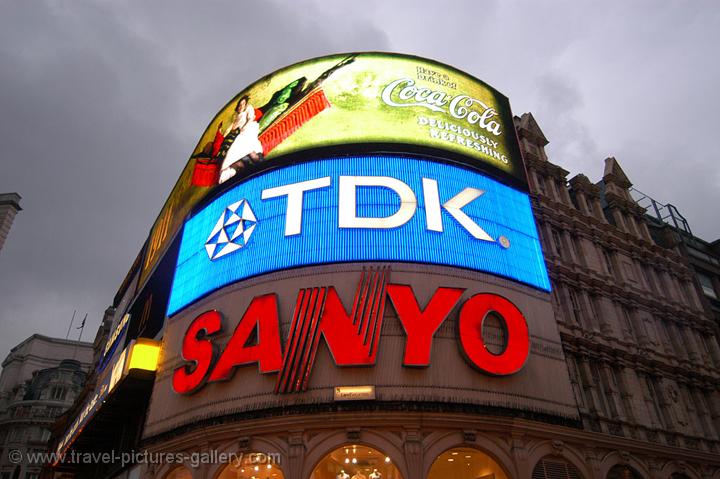 Piccadilly Circus neon lights