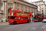 a London bus near Liverpool Station