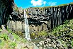 Svartifoss waterfall in NP Skaftafell