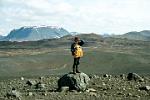 viewpoint on top of the Hverfjall Crater