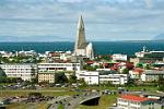 panoramic view over Reykjavik