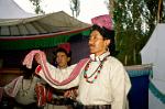 traditional Ladakhi dress at a performance , Leh