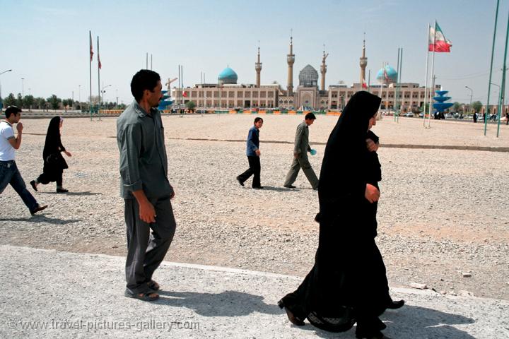 square in front of holy shrine