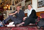 travellers enjoying some Iranian nightlife
