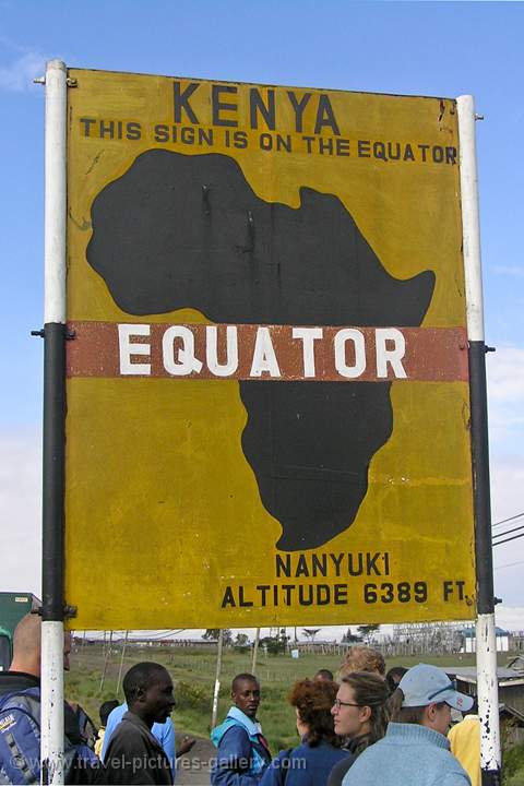 crossing the equator, Nanyuki