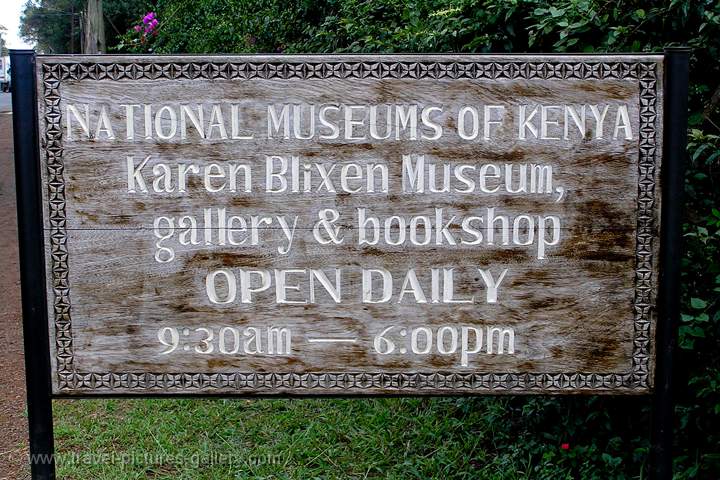 at the Karen Blixen Museum, (Out of Africa), Nairobi
