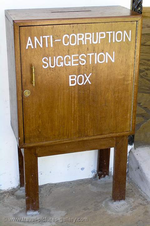 anti corruption suggestion box, Watamu