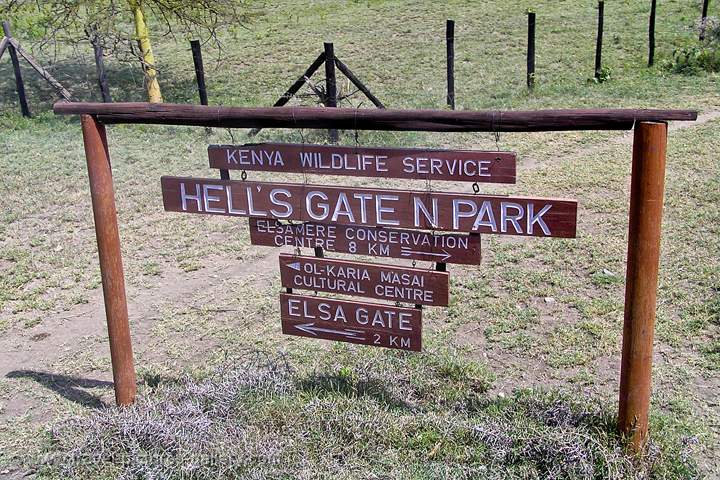 entry of Hell's Gate National Park