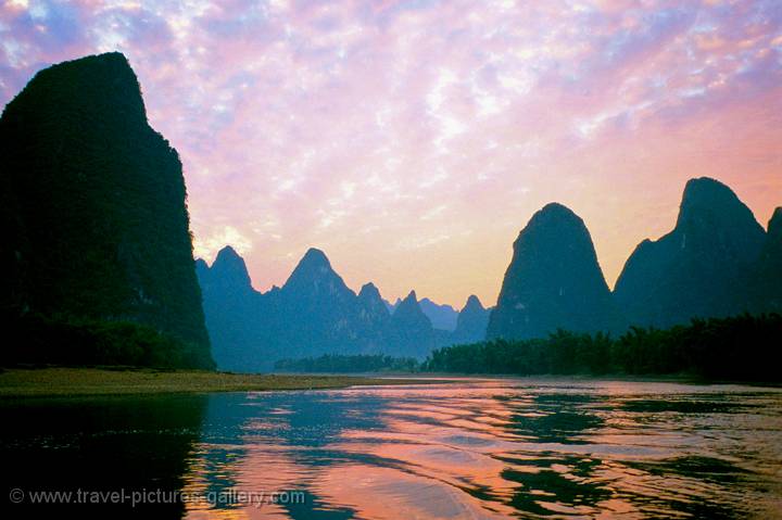 Li River near Yangshuo, Guilin, South China