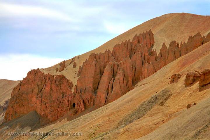 eroded towers, Zanskar, Ladakh, North india