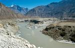 Indus and Gilgit River, Karakoram, Pakistan