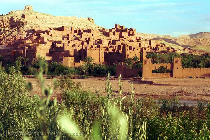 the Kasbah of At Benhaddou