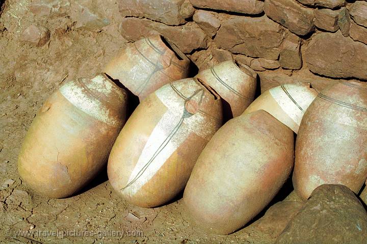 amphoras in a Berber village near Marrakech