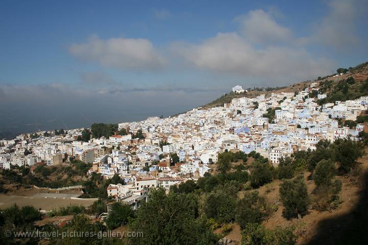 whitewashed town