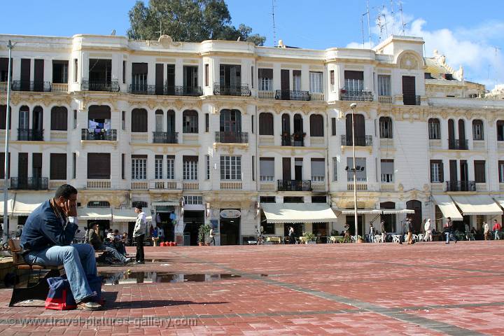 square in modern Casablanca