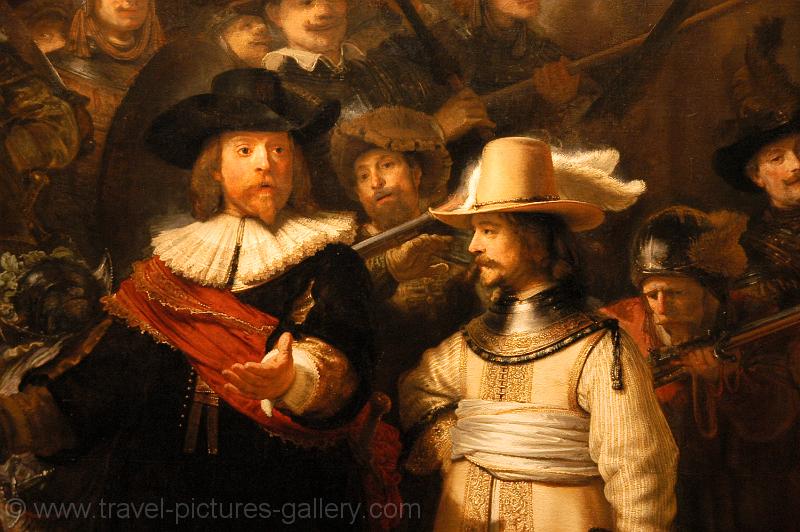 detail of the Nightwatch, Rembrandt van Rijn (1606 - 1669), Rijksmuseum