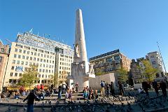 Dam Square with the Monument (WWII)