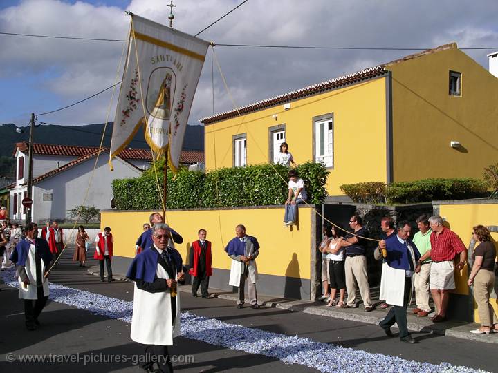 flower procession, Furnas, So Miguel