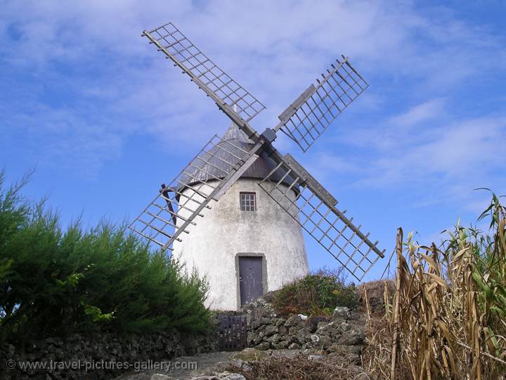 traditional windmill, Graciosa Island