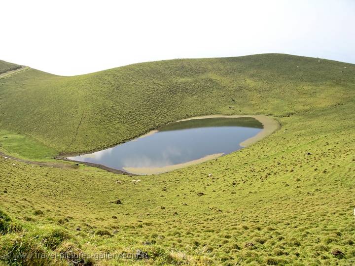 volcanic crater lake, Pico Island