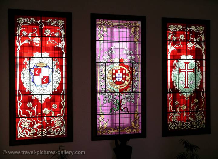 stained glass windows in Angra do Herosmo, Terceira
