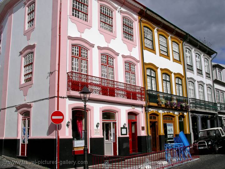 traditional Portuguese houses, Angra do Herosmo, Terceira
