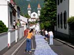 flower procession, Furnas, São Miguel