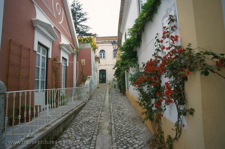 pretty street in Cascais