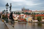 Pictures of the Czech Republic  - Prague - St. Vitus Cathedral and Prague Castle from Charles Bridge
