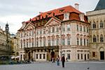 the Baroque Kinsky Palace has a Rococo facade, Old Town Square
