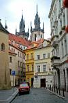 the towers of the Church of Our Lady before Tyn