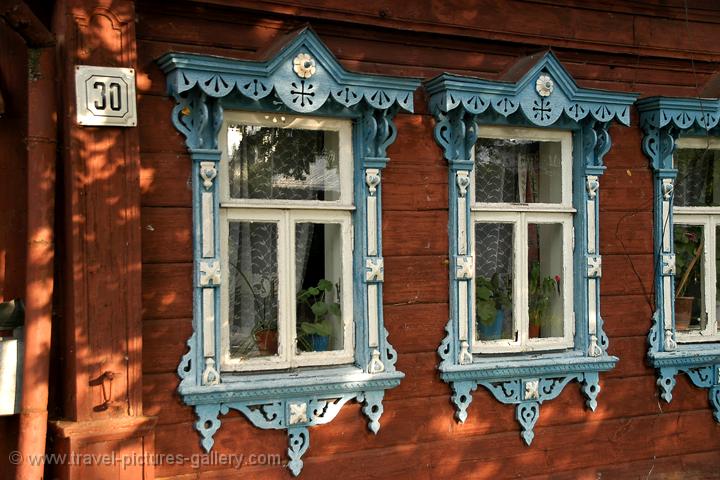 traditional wooden house, Suzdal