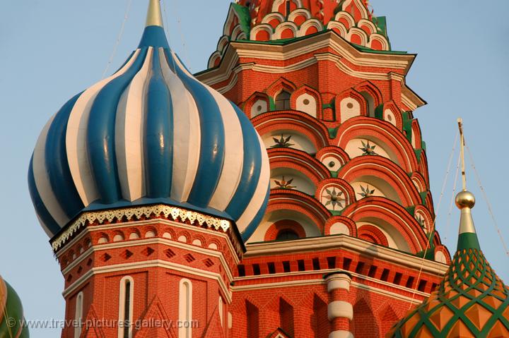 the domes of St. Basil's Cathedral