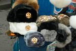 fur hats and Soviet regalia, Red Square