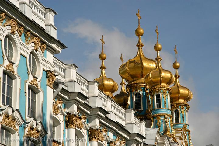 Pushkin, the Baroque Catherine Palace, (Yekaterininsky Dvorets)