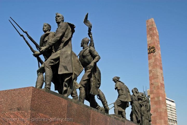 monument for the battle of Leningrad, WWII