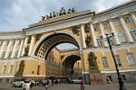 the Triumph Arch of the general staff building, Palace Square