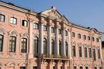 the Stroganov Palace houses a museum dedicated to the Romanov Dynasty