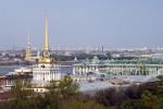 the Admiralty, Peter and Paul Cathedral and Winter Palace from St. Isaacs Church