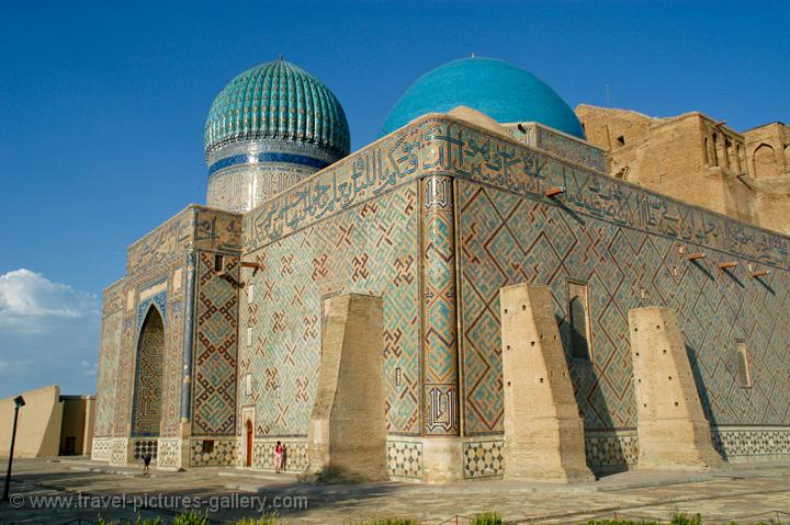 the Kozha Akhmed Yasaui (Yasawi) Mausoleum, Turkistan