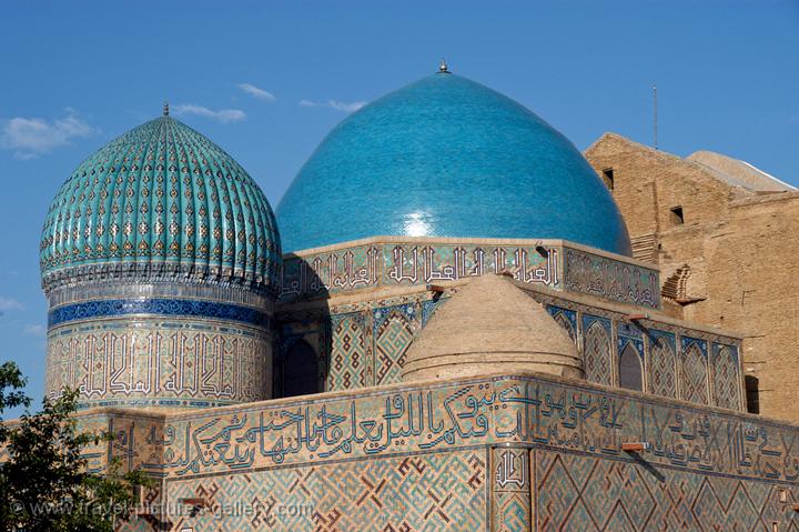 domes of the Kozha Akhmed Yasaui (Yasawi) Mausoleum, Turkistan