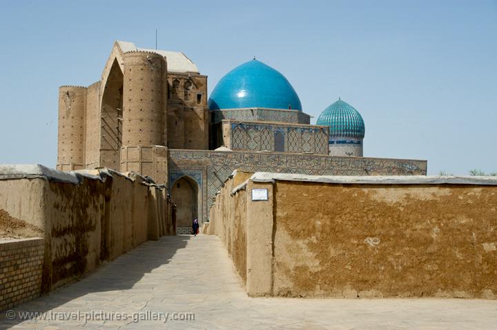 the mausoleum of Kozha Akhmed Yasaui, a Sufi teacher, Turkistan