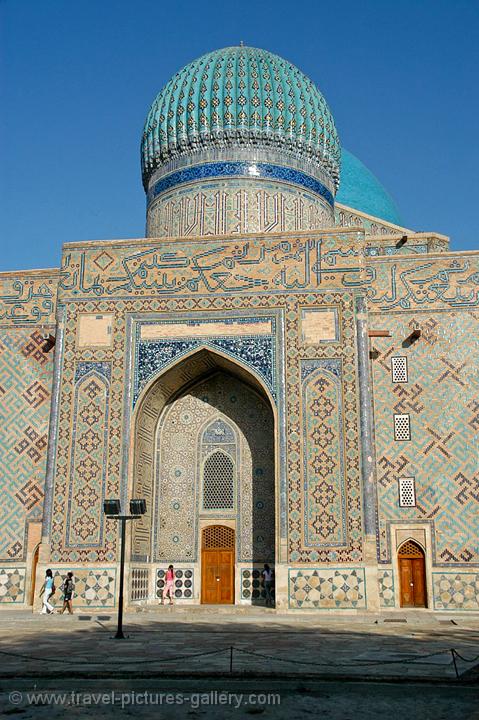 the Kozha Akhmed Yasaui Mausoleum, built under Timur rule