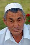 local man with a scull cap at Aysha Bibi