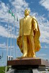 statue of Turkmenbashi, President Niasov